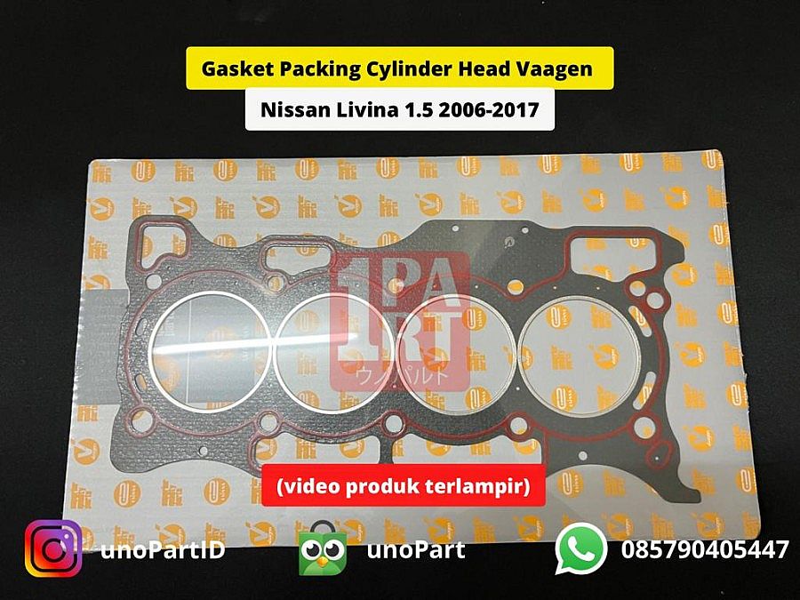 Gasket Packing Paking Cylinder Head Kop Deksel Vaagen Nissan Livina 1.5 11044-BC20A - foto 3