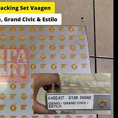 Gasket Packing Set Engine Honda Genio / Grand Civic / Estilo (D13B) Karbon Asbes - foto 2