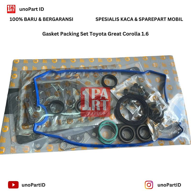 Gasket Set Engine Toyota Corolla Great 1.6cc(AE101/AT190)(4A-FE)(K) - foto 4