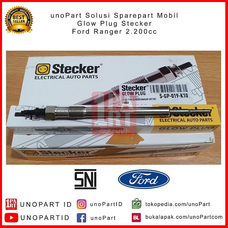 Glow Plug Stecker Busi Pijar Ford Ranger 2.2 Part No U202-18110 - foto 3