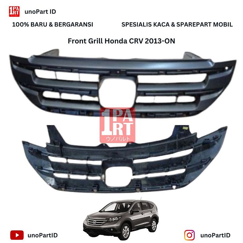 Grill Depan Honda CRV Gen 4 2013-2016 Baru Part No 71121-T0G-A01ZA