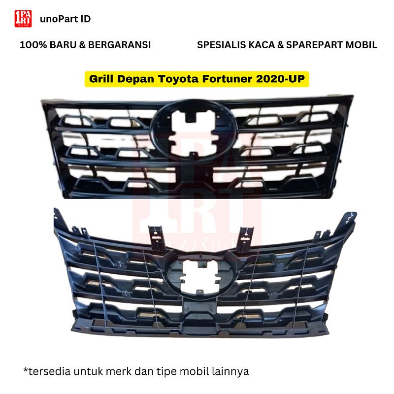Grill Depan Toyota Fortuner VRZ SRZ GR 2020-ON Baru Front Grill - foto 2
