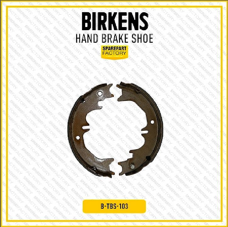 Hand Brake Shoe Kampas Rem Tangan Birkens Toyota New Fortuner VRZ / Hilux Hi-Lux Hi Lux Revo DC Double Cabin SNI KAN OEM 46550-0K010 465500K010