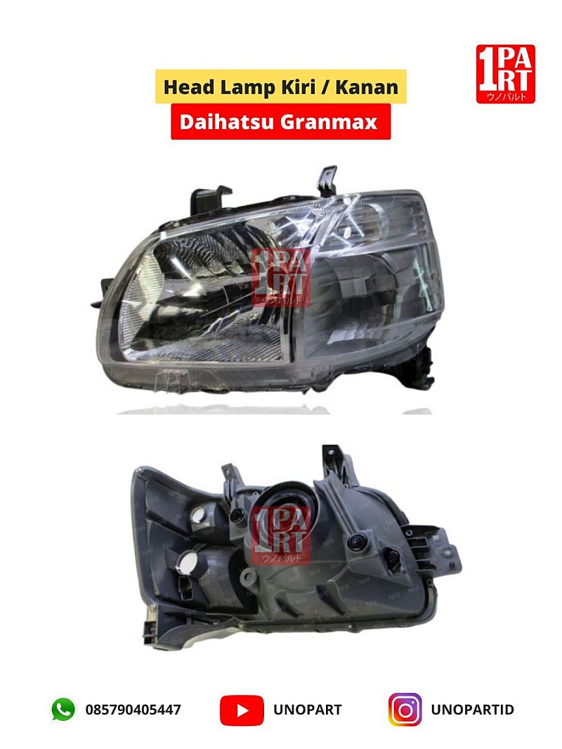 Head Lamp Headlamp Batok Lampu Depan Kanan / Kiri Daihatsu Granmax Grandmax Grand Gran Max 100% Baru AGP