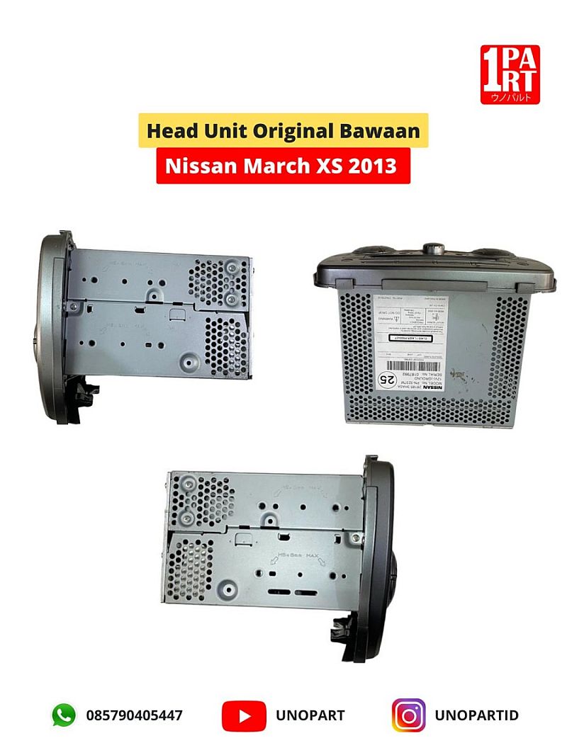 Head Unit Original Standart Bawaan Mobil Nissan March XS 2013 - foto 2