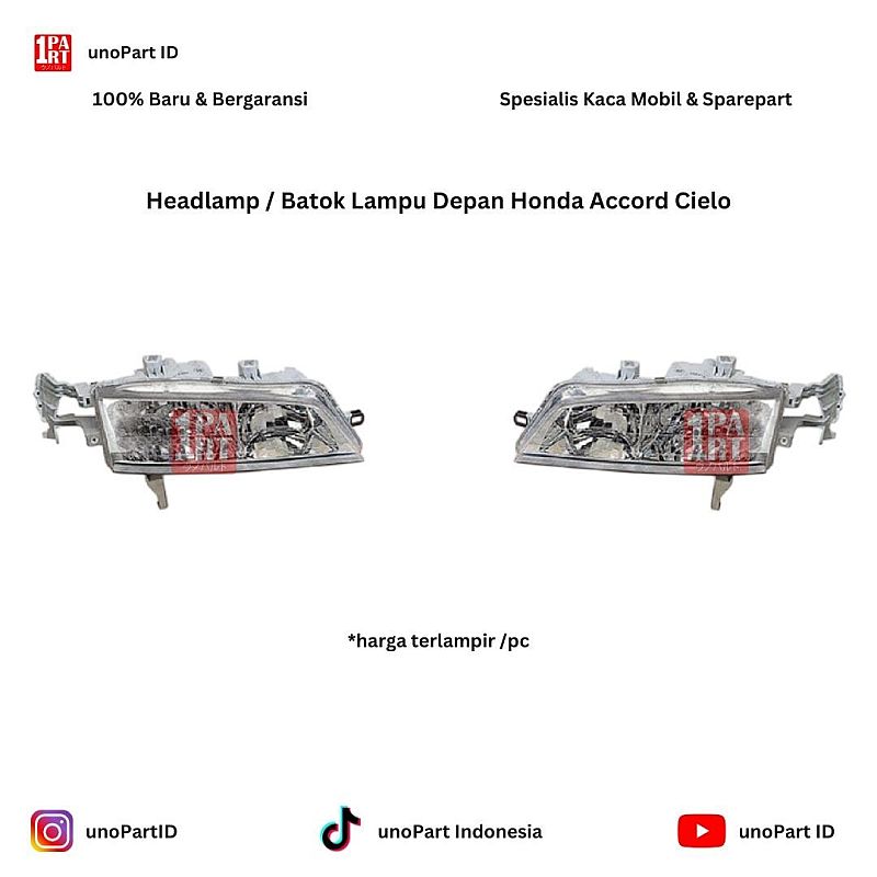 Headlamp / Batok Lampu Depan Honda Accord Cielo Merk DEPO Taiwan by unoPart ID
