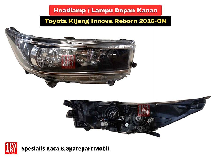 Headlamp Lampu Depan Kanan Toyota Kijang Innova Reborn 2016-ON