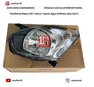 Headlamp Lampu Depan Kiri / Kanan Toyota Agya Daihatsu Ayla Gen 1 100% Baru Head Lamp - foto 5