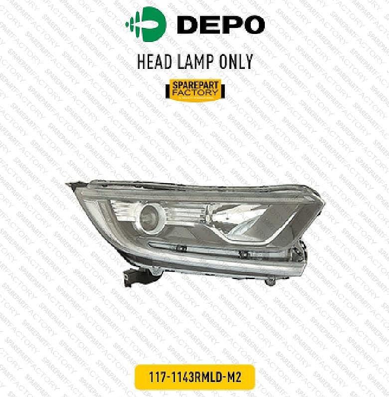 Headlamp Projector / Batok Lampu Depan Honda CRV Gen 4 2015-2016 Merk DEPO 117-1143LMLD-M2 / 117-1143RMLD-M2 unoPart ID 1Part - foto 2