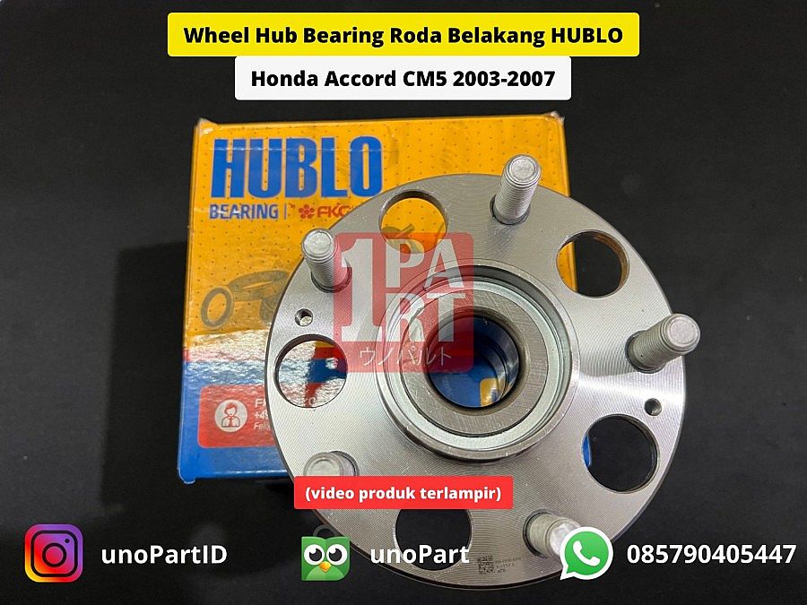 Hub Bearing Roda Belakang Honda Accord CM5 03-07 ABS 42200-SDA-A51 - foto 3