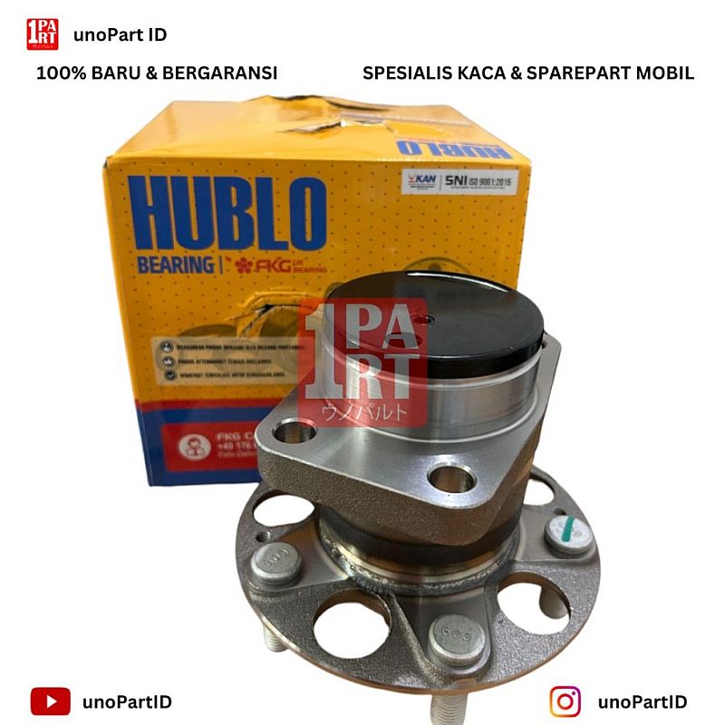Hub Bearing Roda Belakang Hublo Honda HRV HR-V 1.5 1.8 by FKG Germany 42200-T7A-J51 / HUB484-T3 - foto 3