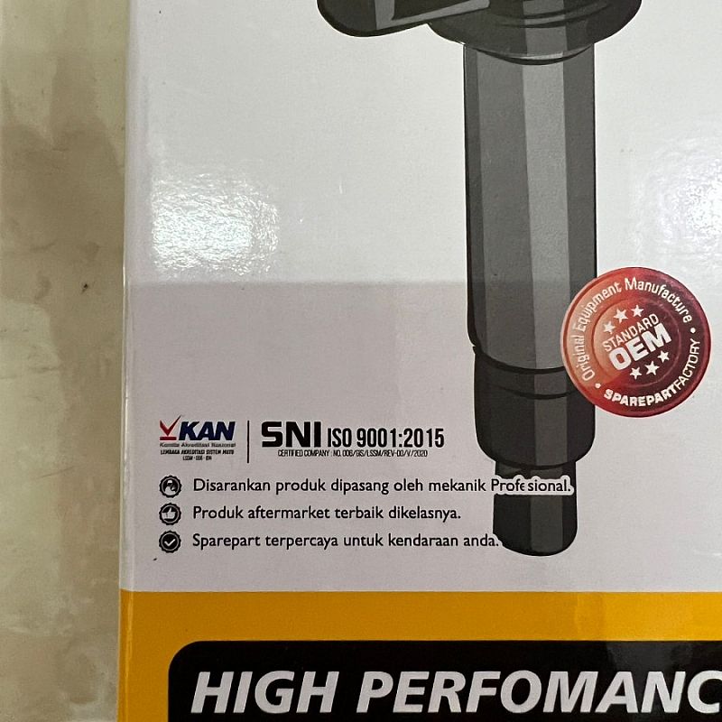 Ignition Coil Koil Stecker Toyota Innova Gen1 2.0 2.7 Bensin 04-15 / Innova Reborn 16-22 / Hilux Fortuner Bensin 2.7 04-15 / Landcruiser Land Cruiser J200 / Prado / Rav4 / Camry ACV40 XV40 2007-2012 S - foto 4
