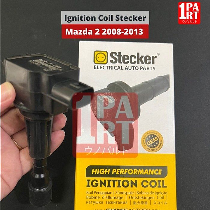 Ignition Coil Mazda 2 2008-2013 OEM Code ZJ20-18-100A Video Terlampir - foto 3