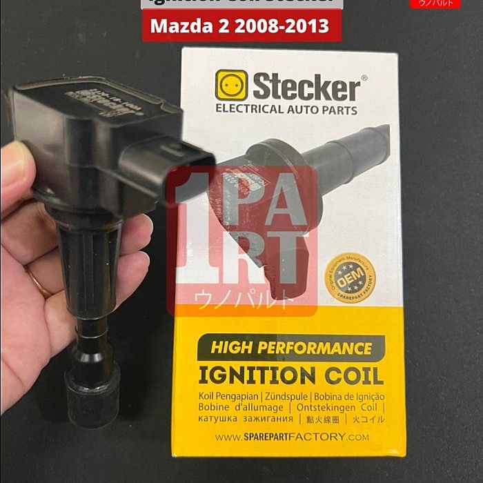 Ignition Coil Mazda 2 2008-2013 OEM Code ZJ20-18-100A Video Terlampir - foto 4