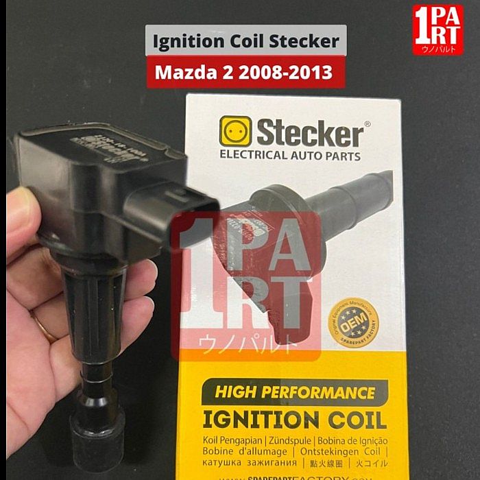 Ignition Coil Mazda 2 2008-2013 OEM Code ZJ20-18-100A Video Terlampir - foto 2