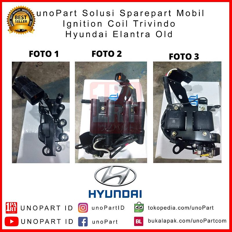 Ignition Coil Trivindo Hyundai Elantra 27301-33020 by unoPart - foto 2