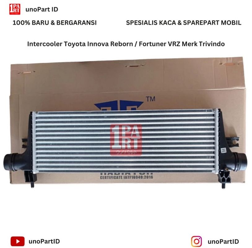 Intercooler Turbo Toyota Kijang Innova Reborn Diesel / Toyota Fortuner VRZ TRD Diesel 2GD by unoPart ID - foto 2