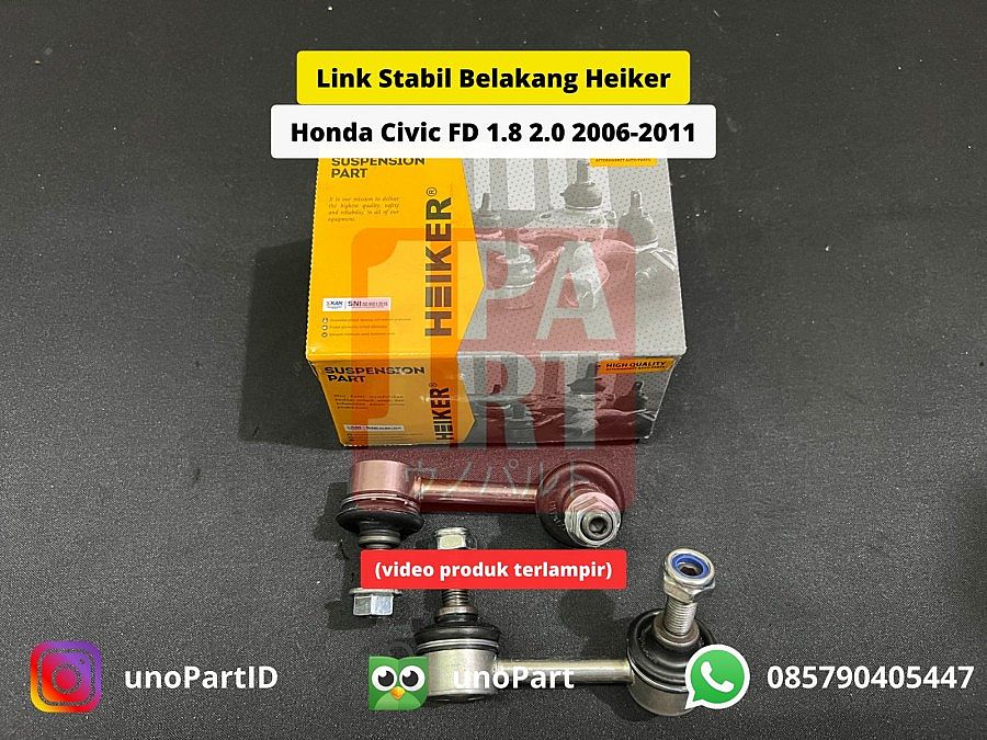 Joint Link Stabil Belakang Heiker Honda Civic FB  1.8 2.0 2012-2016 - foto 3