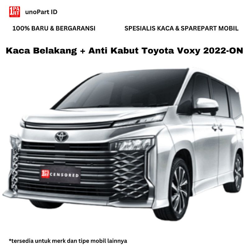 Kaca Belakang + Anti Kabut Mobil Toyota Voxy 2022-ON Terima Pemasangan - foto 2