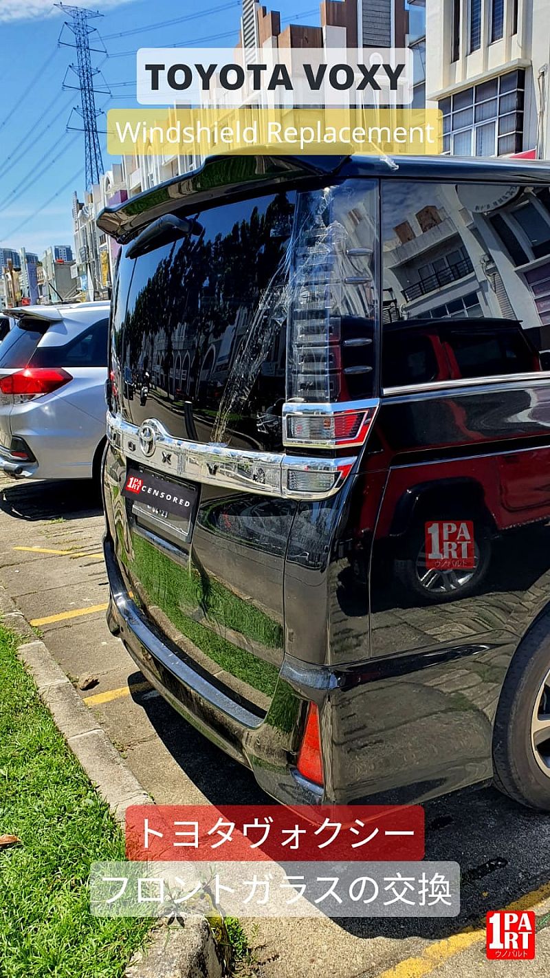 Kaca Belakang + Heater Toyota Voxy 2017- R80 SNI & DOT459 USA - foto 5
