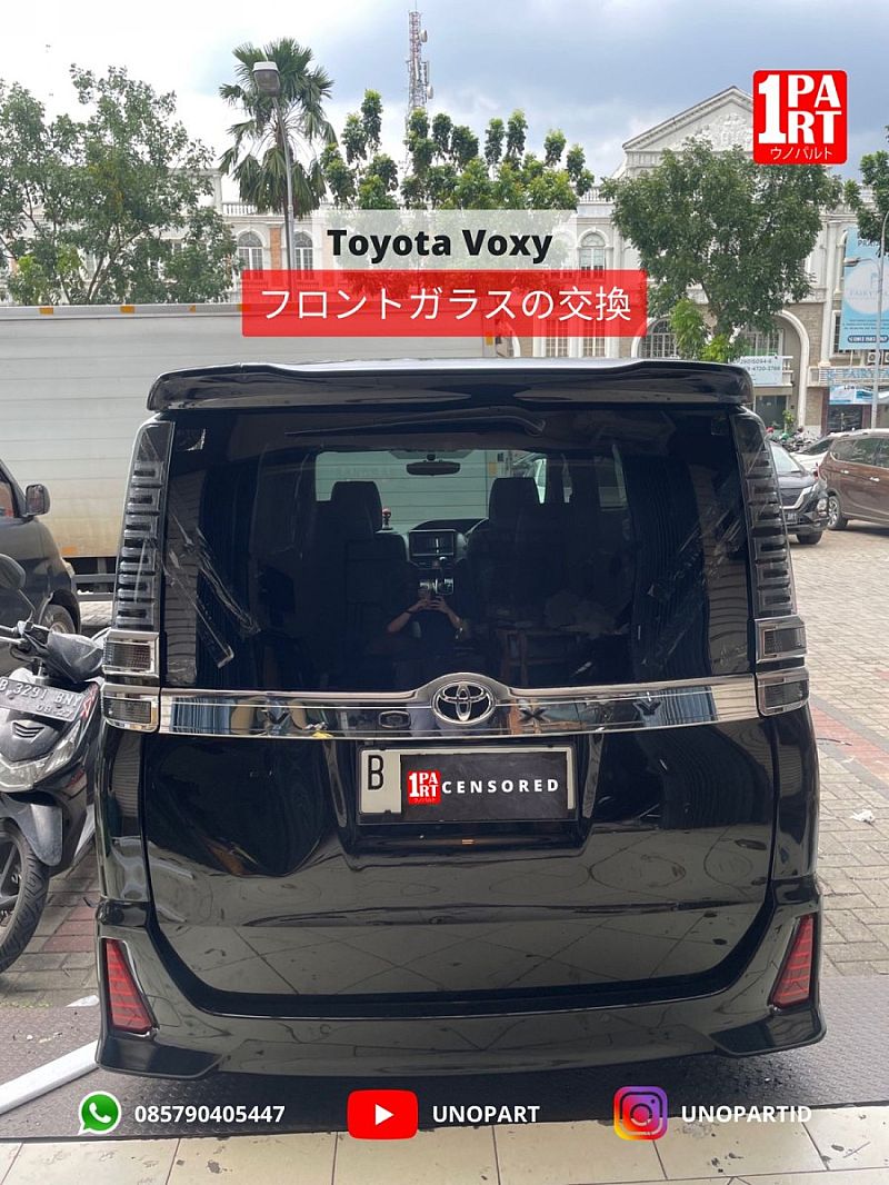 Kaca Belakang + Heater Toyota Voxy 2017- R80 SNI & DOT459 USA - foto 3