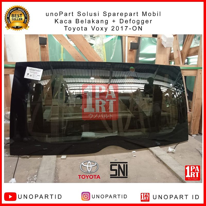 Kaca Belakang + Heater Toyota Voxy 2017- R80 SNI & DOT459 USA - foto 4