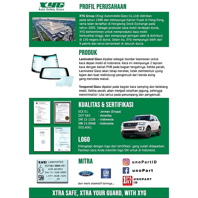 Kaca Belakang Honda Jazz GK5 2014-ON by XYG Glass - foto 3