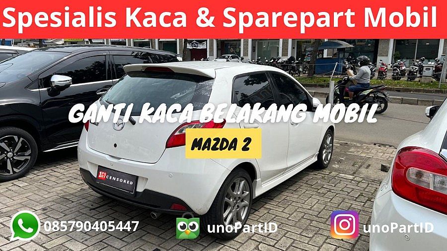 Kaca Belakang Mazda 2 2008-2013 by XYG Glass - foto 2