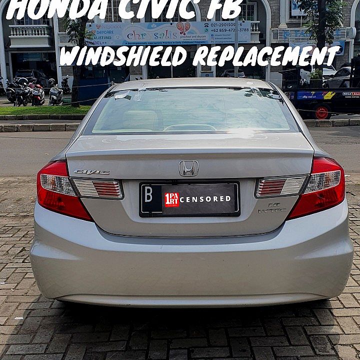 Kaca Belakang Mobil Honda Civic FB 2011-2015 Heater & Antenna - foto 2