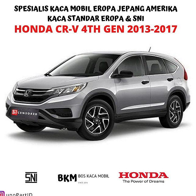 Kaca Belakang Mobil Honda CRV 2012-2016 Rata - foto 2