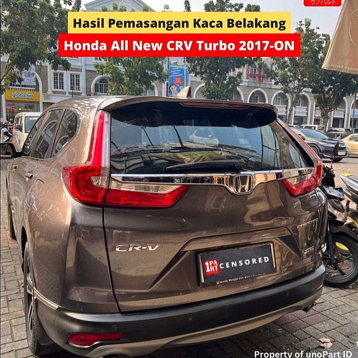 Kaca Belakang Mobil Honda CRV Turbo 2017 with Heater & 1 Lubang Wiper by unoPart ID - foto 3