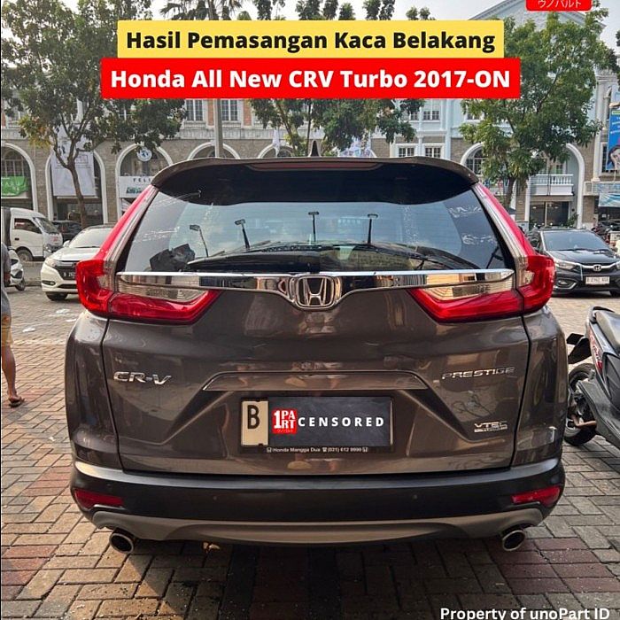 Kaca Belakang Mobil Honda CRV Turbo 2017 with Heater & 1 Lubang Wiper by unoPart ID - foto 4