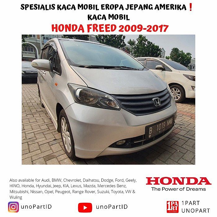 Kaca Belakang Mobil Honda Freed 2009-2017 1st Gen Autosafe by Asahimas - foto 5