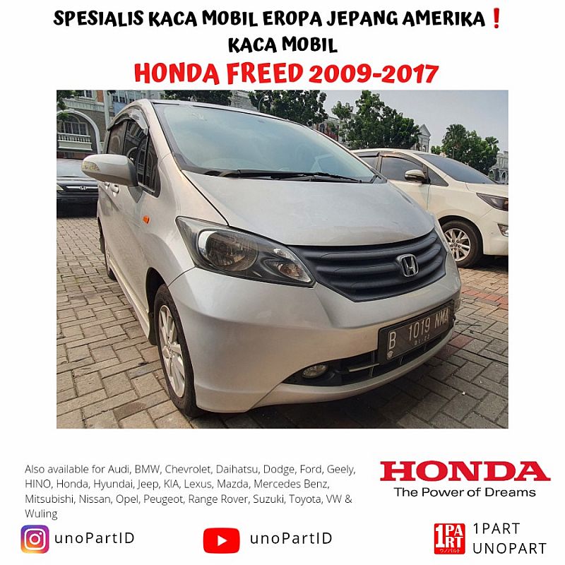 Kaca Belakang Mobil Honda Freed 2009-2017 1st Gen SNI & DOT-459 USA - foto 5