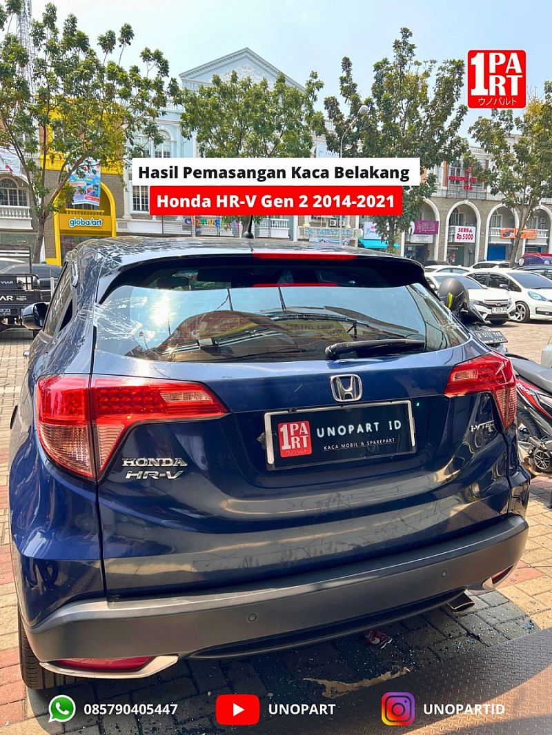 Kaca Belakang Mobil Honda HR-V HRV 2015-2021 Gen 2 SNI & DOT-459 USA - foto 3