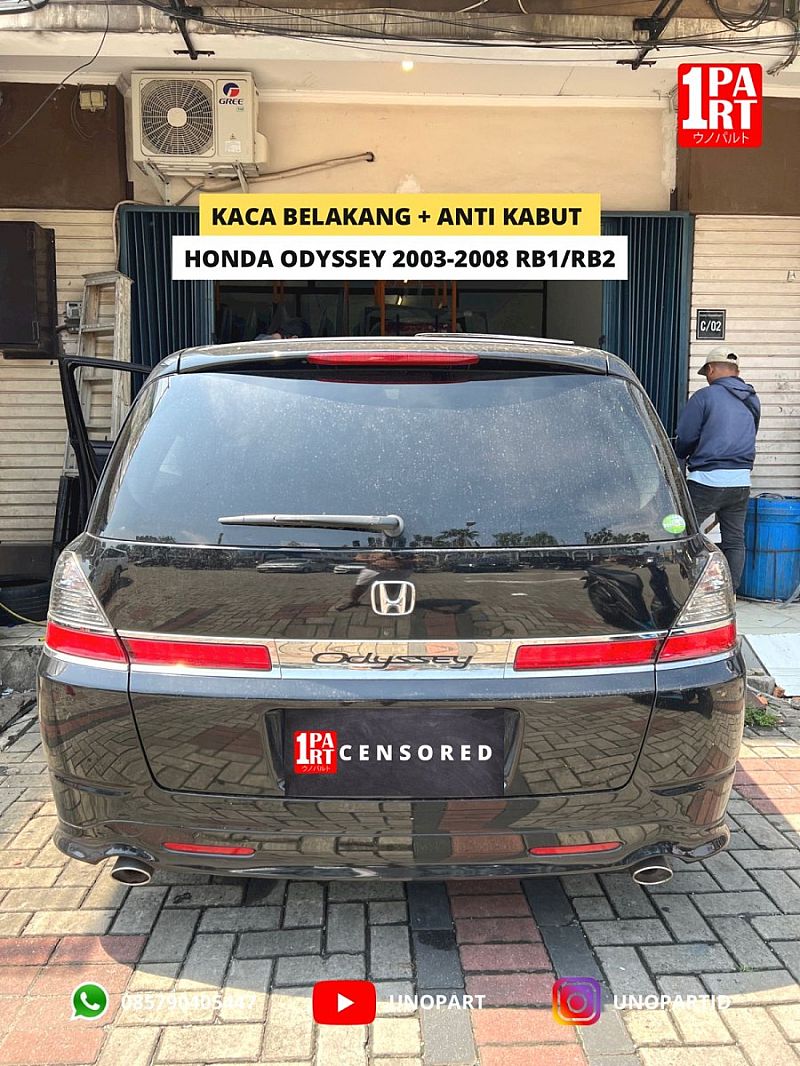 Kaca Belakang Mobil Honda Odyssey 2003-2008 3rd Gen RB1-RB2 SNI - foto 2