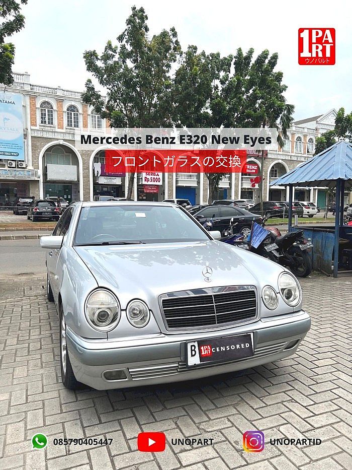 Kaca Belakang Mobil Mercedes-Benz E-Class 1995-2002 W210 Terima Pasang - foto 5