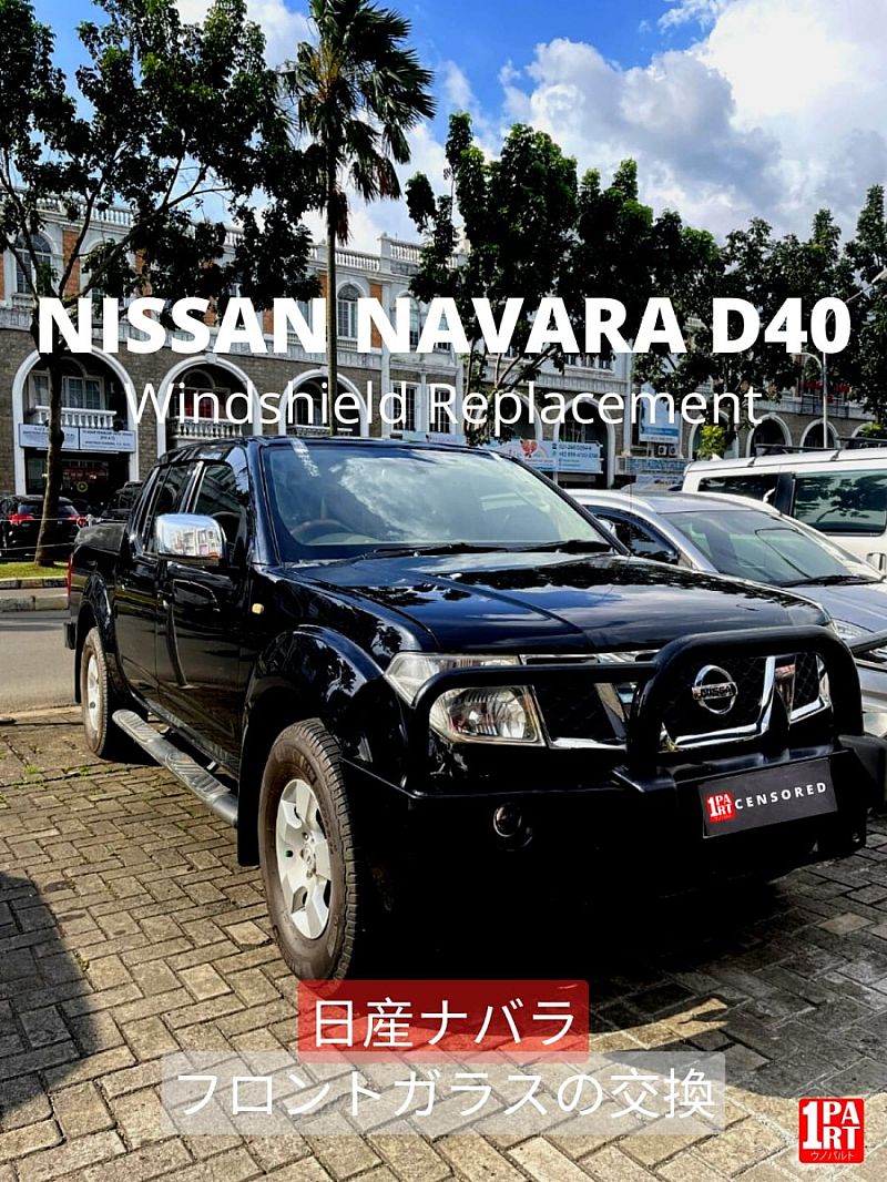 Kaca Belakang Mobil Nissan Navara 04-15 D40 2nd Gen Heater SNI DOT - foto 4