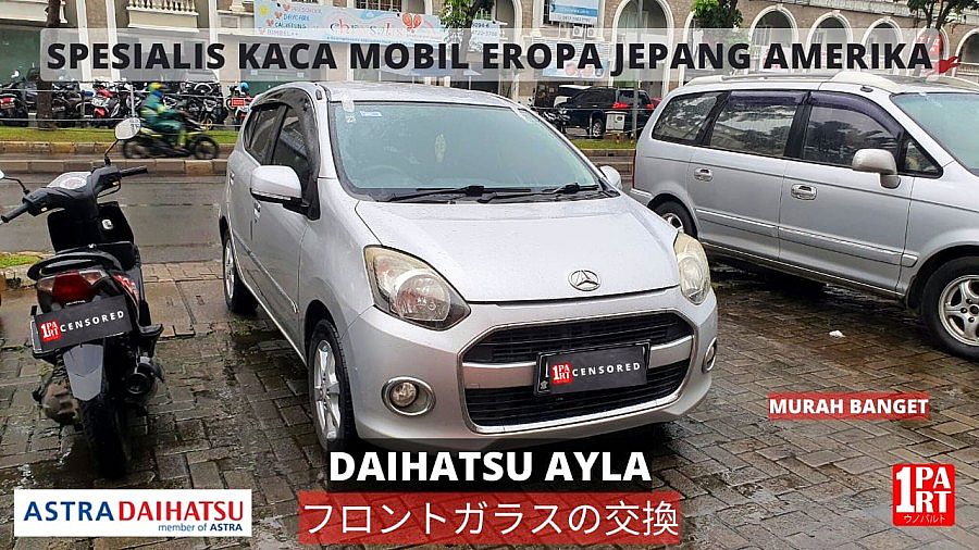 Kaca Belakang Mobil Toyota Daihatsu Agya Ayla Asahimas AGC - foto 3