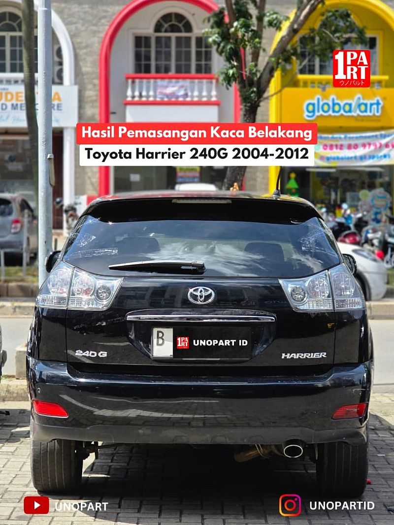 Kaca Belakang Mobil Toyota Harrier & Lexus RX 2004-2011 XU30 Spoiler Atas Terima Pemasangan by unoPart ID - foto 3