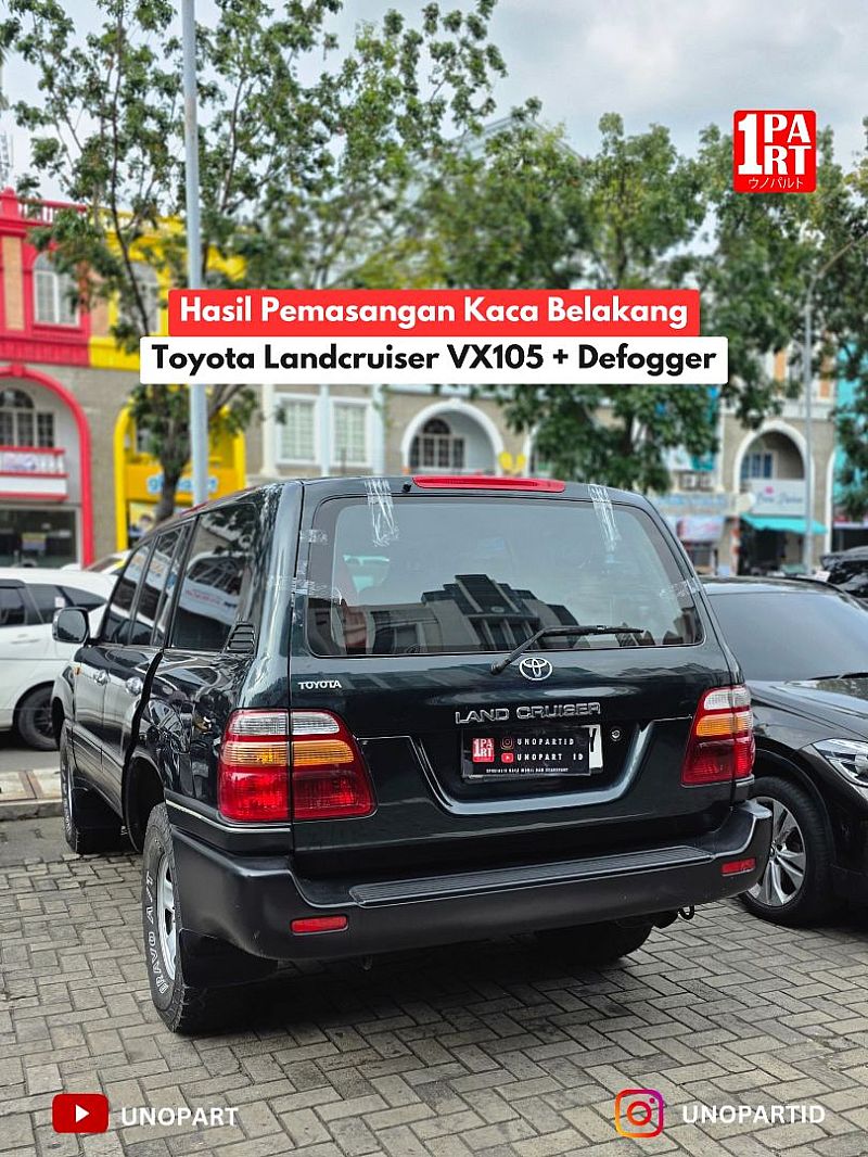 Kaca Belakang Mobil Toyota Landcruiser Land Cruiser & Lexus LX470 1998-2007 VX100 VX105 FJ100 by unoPart ID - foto 2