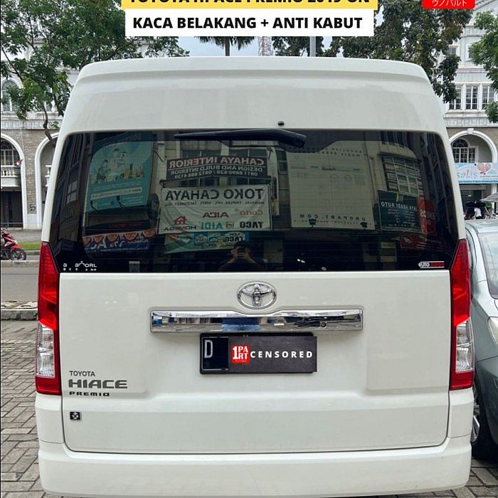 Kaca Belakang Rayban Hitam + Anti Kabut Toyota Hi-Ace Hiace Premio 19- - foto 5