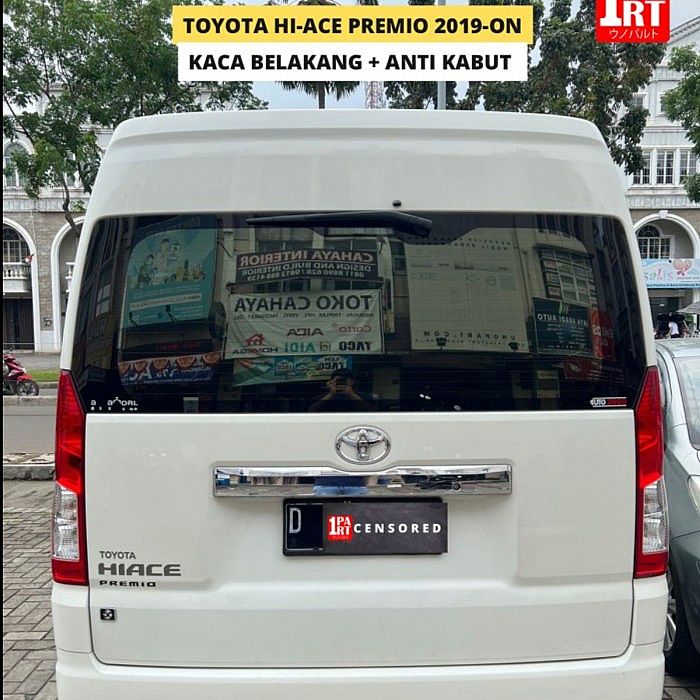 Kaca Belakang Rayban Hitam + Anti Kabut Toyota Hi-Ace Hiace Premio 19- - foto 2