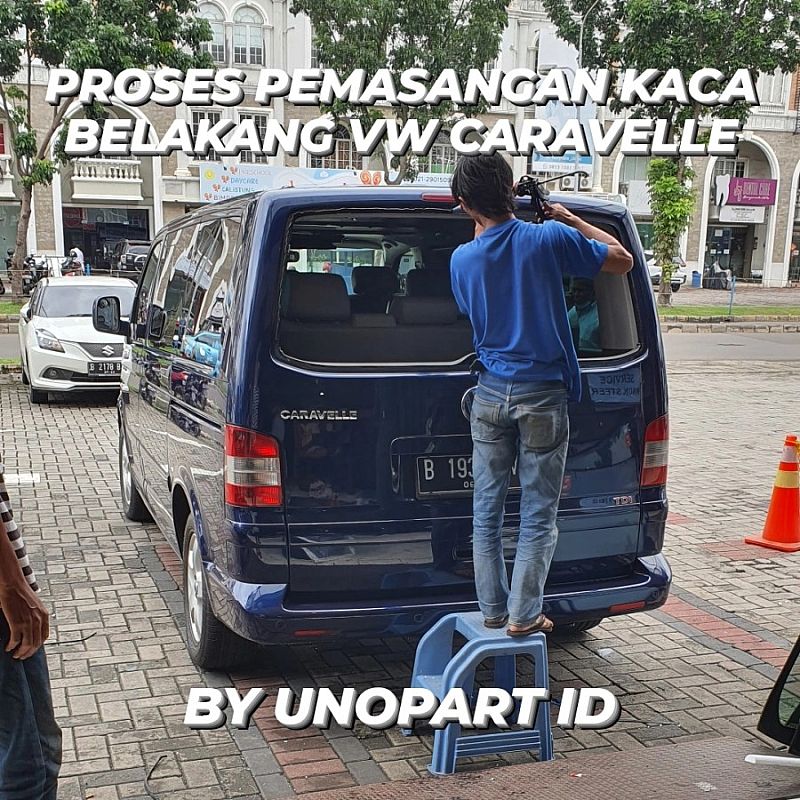 Kaca Belakang Temper VW Caravelle T5 2003-2016 SNI & DOT-459 & E4 Euro - foto 2