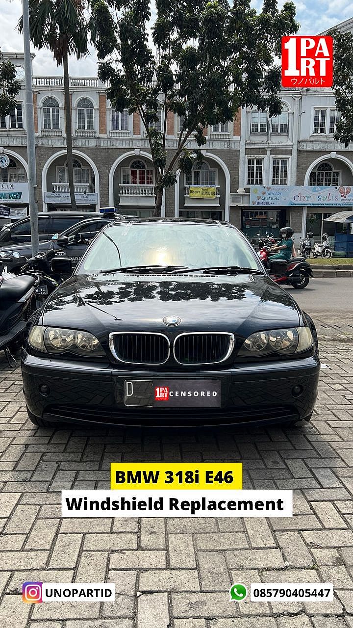 Kaca Belakang Tempered Mobil BMW Seri 3 E46 1998-2005 with Heater BERIKUT PEMASANGAN - foto 4