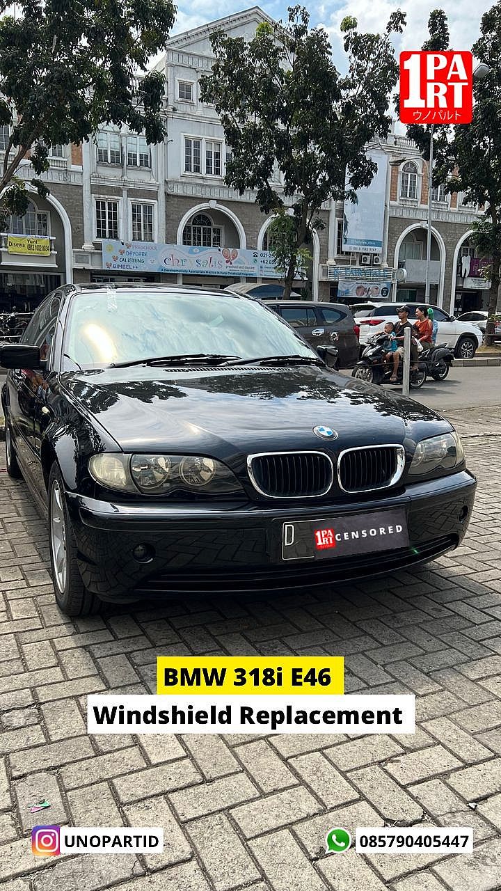 Kaca Belakang Tempered Mobil BMW Seri 3 E46 1998-2005 with Heater - foto 3