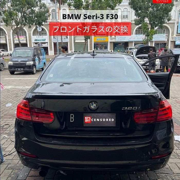 Kaca Belakang Tempered Mobil BMW Seri 3 F30 F35 2013-2019 with Heater - foto 3