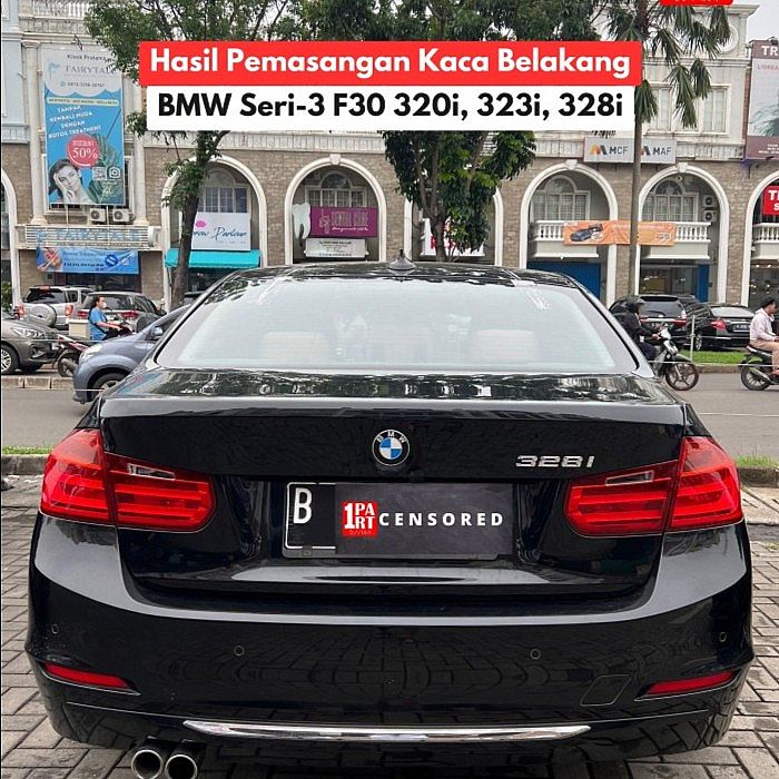 Kaca Belakang Tempered Mobil BMW Seri 3 F30 F35 2013-2019 with Heater - foto 2