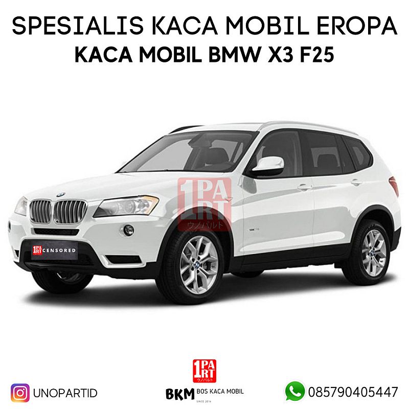 Kaca Depan 3 Lapis BMW X3 F25 Rain Sensor + List 2011-2017 by unoPart - foto 3