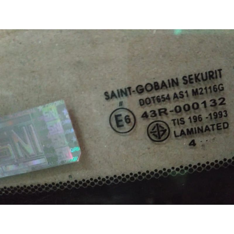 Kaca Depan 3 Lapis Honda Civic FD 05-11 Batman Saint Gobain Sekurit - foto 4